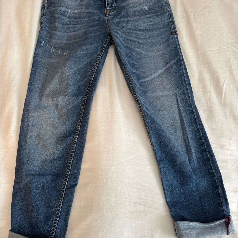 Level 99 Women's Blue Boyfriend Jeans
